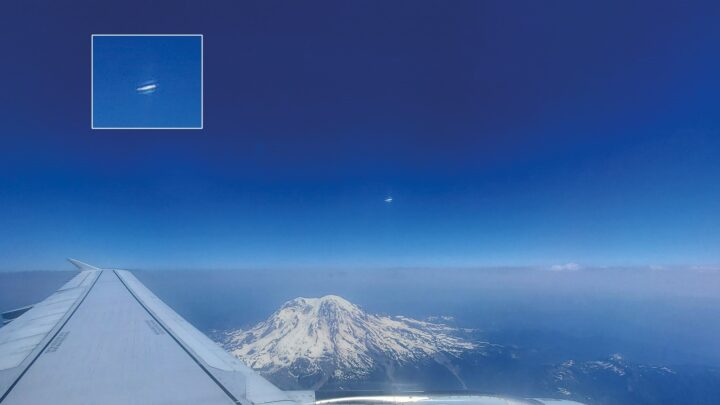 Ufó vagy tükröződés?