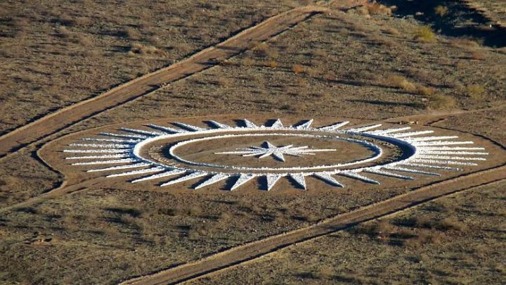 Ovnipuerto Cachi kőcsillag alakzat az argentin hegyek közötti fennsíkon